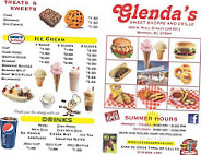 Glenda's Sweet Shoppe Grille menu