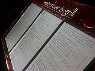 Water Grill Steakhouse menu