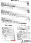 Pizzeria Napoli Chez Nicolo & Franco Morreale menu