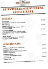 Roastineer Steakhouse menu