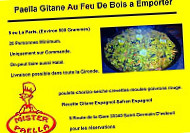 Paella Gitane menu