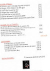 Le Pailleron menu