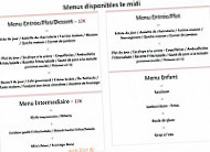 Les P'tits Loups menu