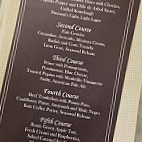 1886 Café Bakery menu