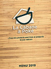 La Cabane à Poké menu