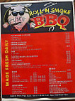 Roll-n Smoke Bbq menu