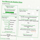 Le Garden View menu