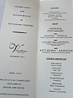 Vendôme menu