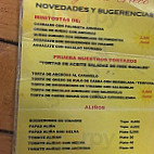 Bodeguita Greco menu
