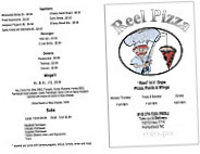 Reel Pizza menu