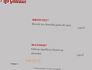 L'Appel a Pizza menu