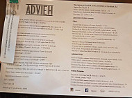 Advieh menu