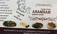 Marmara menu
