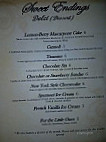 Rosa's Squeeze Inn menu