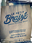 Le Petit Braise menu