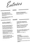Theaterrestaurant LES COULISSES menu