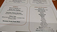 Sen5es Restaurant & Wine Bar menu
