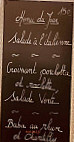 La Table de Gustave menu