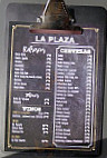 La Plaza Bistro menu