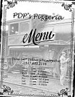 Pdp's Pizzeria menu