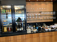 Qantas International First Lounge food
