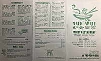 Sun Wui Restaurant menu