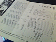 Restaurante Sobrino de Botín menu