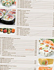 Sushi King menu