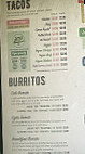 Nacho Taco menu