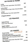 La Boucharade menu
