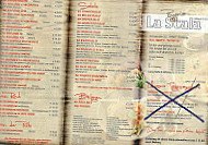 Pizzeria La Scala menu