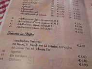 Gasthof Brenner Brau menu