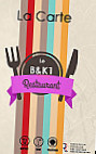 B&k1 menu
