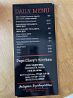 Papi Clary's Kitchen menu