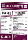 Chez Laurette menu