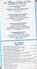 L'Oursin menu