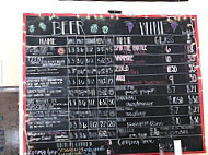 The Dreamchaser's Brewery menu