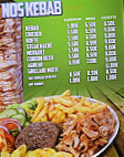 Le Pacha Kebab menu