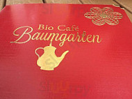 Bio Cafe Baumgarten menu