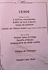 La Taverne Charentaise menu