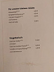 Gaststätte Mainstern menu
