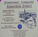 Klosterbraustuberl menu