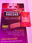 Bollywood Dreams menu