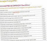 Creperie Au Crep'Ange menu