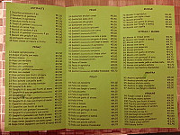 Cina Express menu