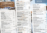 Bootshaus menu