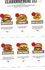 Mythic Burger menu