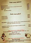 Ferme Du Touron menu