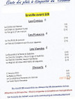 Le Trianon menu