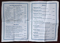 The Corner Store and West End Take-Away menu